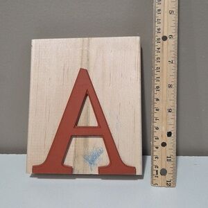 A Monogram Capital letter Rubber stamp